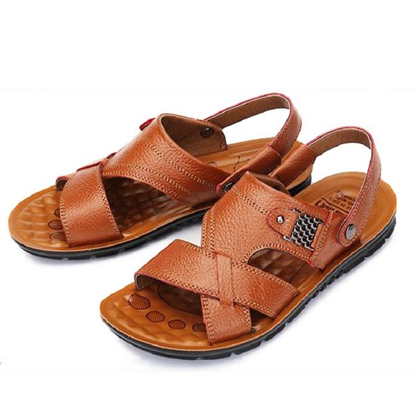 sandals size 38-48 2021 men's summer leather comfortable slip-on casual fashion men slippers zapatillas hombre, Black
sandals size 38-48 2021 men's summer leather comfortable slip-on casual fashion men slippers zapatillas hombre, Black