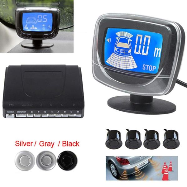 car auto parktronic led parking sensor with 4 sensors reverse backup car parking radar monitor detector system backlight display
car auto parktronic led parking sensor with 4 sensors reverse backup car parking radar monitor detector system backlight display