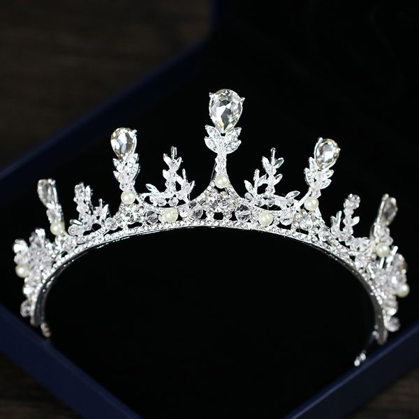 fashion silver crystal rhinestone tiara crown queen plant pattern alloy pearl head bands for wedding hair jewelry, Golden;white
fashion silver crystal rhinestone tiara crown queen plant pattern alloy pearl head bands for wedding hair jewelry, Golden;white