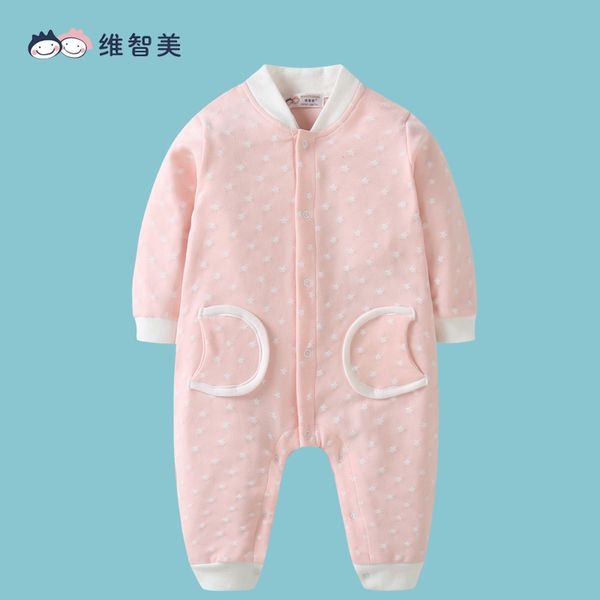 weizhimei men and women baby spring jumpsuit romper baby baby cotton outfits one-piece romper wholesale, Blue
weizhimei men and women baby spring jumpsuit romper baby baby cotton outfits one-piece romper wholesale, Blue