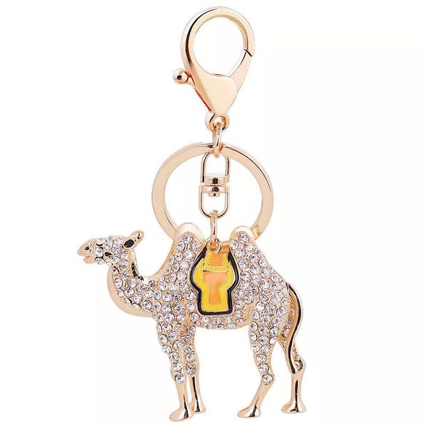 new creative fashion cute crystal camel keychain car key ring female bag pendant accessories key chains, Silver
new creative fashion cute crystal camel keychain car key ring female bag pendant accessories key chains, Silver