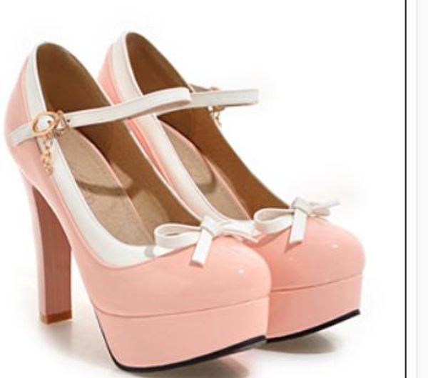 2019 women's shoes in spring and autumn with new style high heel coarse heel round head waterproof table bowknot@3056, Black
2019 women's shoes in spring and autumn with new style high heel coarse heel round head waterproof table bowknot@3056, Black