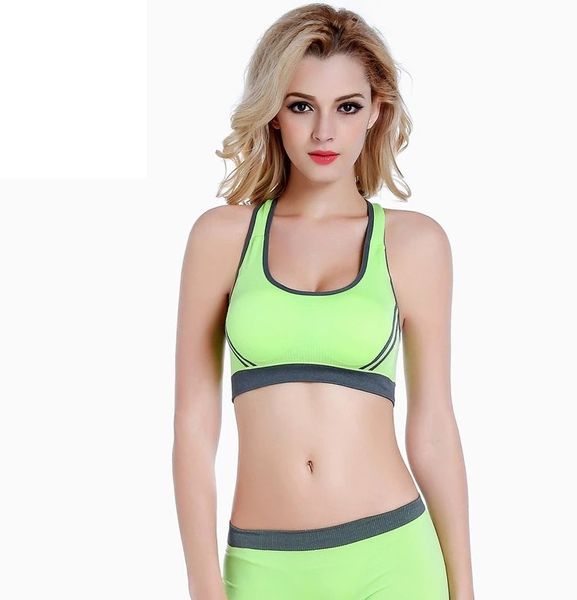 new women's sports bra racerback stretch finess gym bra cropped push up comfortable, White;black
new women's sports bra racerback stretch finess gym bra cropped push up comfortable, White;black