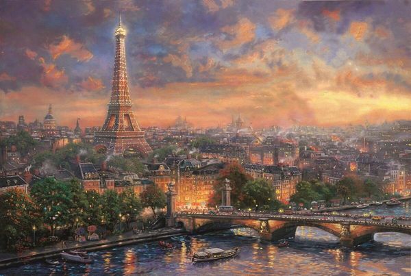 thomas kinkade paris, city of love limited edition home decor handpainted &hd print oil paintings on canvas wall art pictures 200121
thomas kinkade paris, city of love limited edition home decor handpainted &hd print oil paintings on canvas wall art pictures 200121