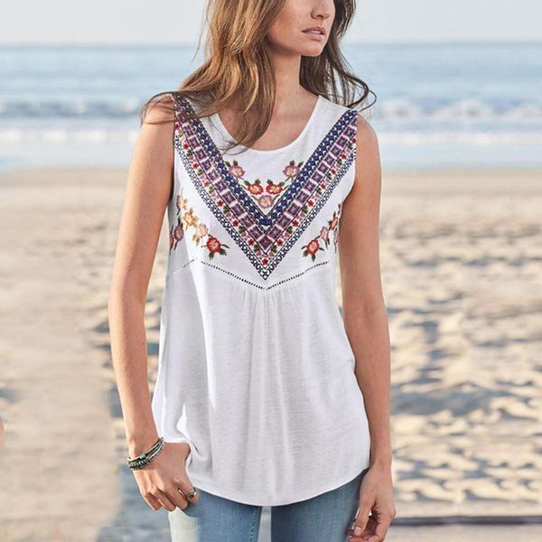 women's print plus blouses summer ethnic printed tank fashion casual o-neck hollow out vest blouse#lr3, White
women's print plus blouses summer ethnic printed tank fashion casual o-neck hollow out vest blouse#lr3, White