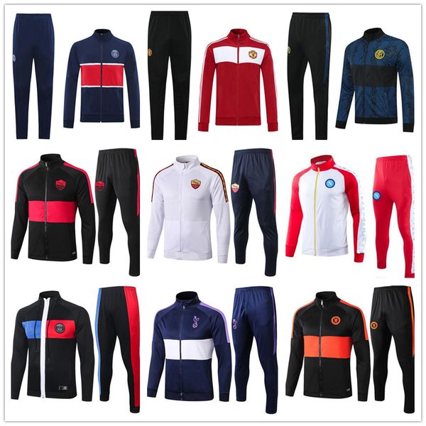 2020 roma naples paris tracksuit soccer jacket set chaqueta de fútebol 2019 2020 men football jacket jogging full zipper, Black
2020 roma naples paris tracksuit soccer jacket set chaqueta de fútebol 2019 2020 men football jacket jogging full zipper, Black