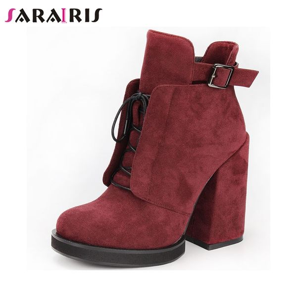sarairis brand new fashion belt buckle zip cross tied high heels shoes woman casual party office spring autumn ankle boots, Black
sarairis brand new fashion belt buckle zip cross tied high heels shoes woman casual party office spring autumn ankle boots, Black