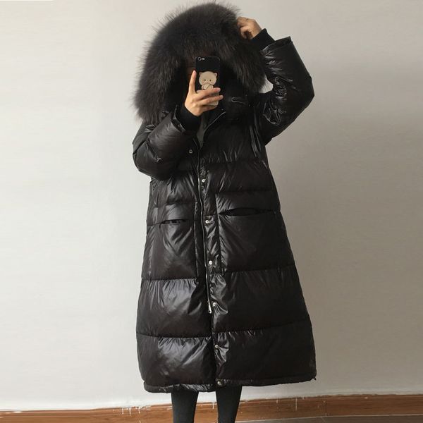 2019 new winter jacket women real raccoon fur collar warm parka fashion loose women down jacket winter coat lp421, Black
2019 new winter jacket women real raccoon fur collar warm parka fashion loose women down jacket winter coat lp421, Black