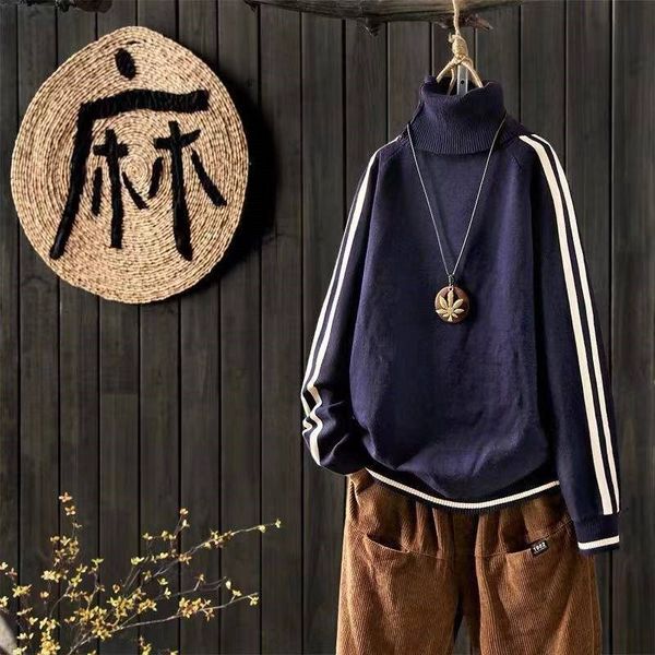 2019 autumn and winter new loose bottoming shirt warm sweater high collar pullover knit bottoming shirt women, White;black
2019 autumn and winter new loose bottoming shirt warm sweater high collar pullover knit bottoming shirt women, White;black