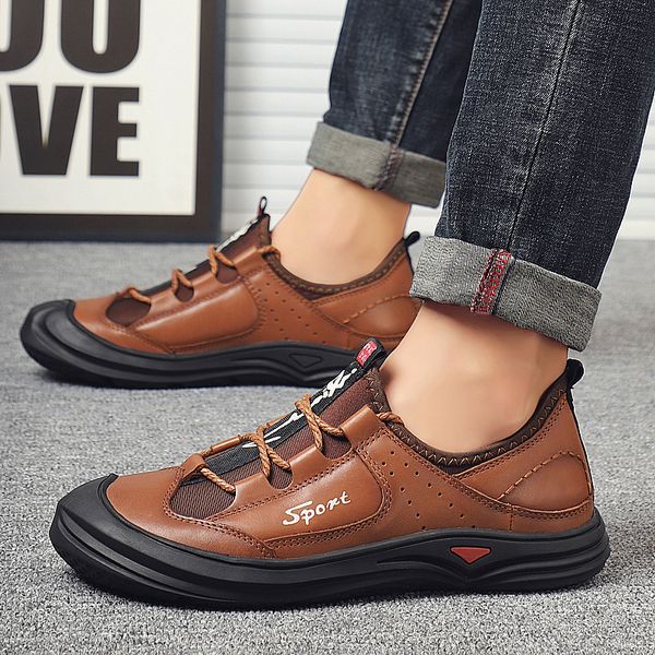 casual shoes men fashion genuine leather male shoes outdoor comfortable lace-up flats men sneakers zapatos de hombre big size 48, Black
casual shoes men fashion genuine leather male shoes outdoor comfortable lace-up flats men sneakers zapatos de hombre big size 48, Black