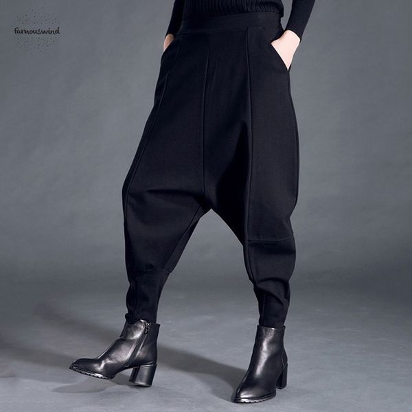 pants 2019 new spring fashion tide black high waist elastic pockets patchwork flare casual woman full sa155 length harem, Black;white
pants 2019 new spring fashion tide black high waist elastic pockets patchwork flare casual woman full sa155 length harem, Black;white