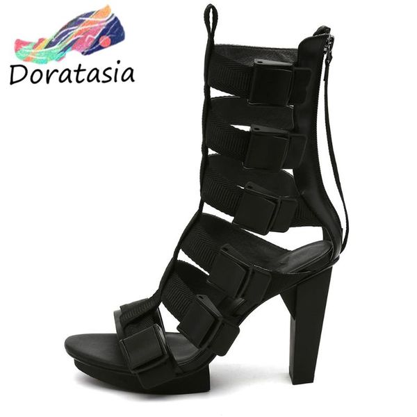doratasia fashion street style gladiator shoes high heels sandals women new ins style bright color party sandals, Black
doratasia fashion street style gladiator shoes high heels sandals women new ins style bright color party sandals, Black