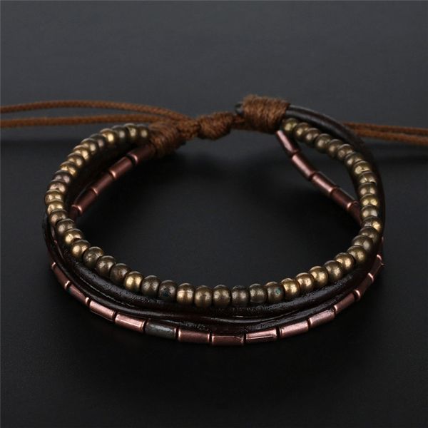multilayer leather bracelets for women femme metal beads charm bohemianadjustable bracelet female jewelry, Black
multilayer leather bracelets for women femme metal beads charm bohemianadjustable bracelet female jewelry, Black