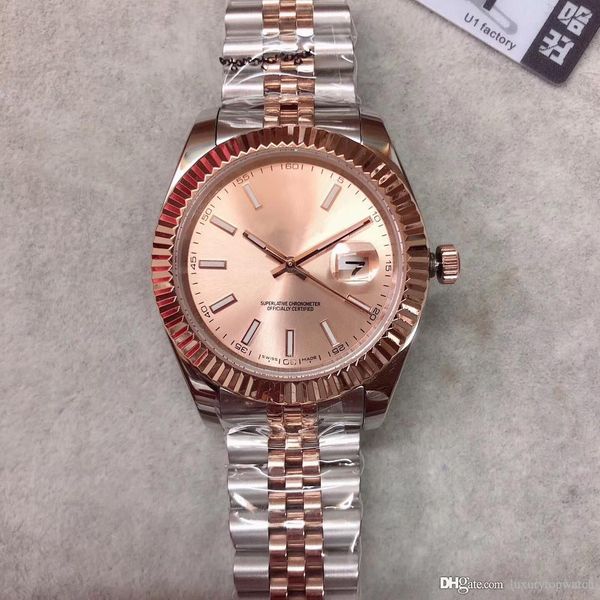 2020 u1 factory date watch m126331 41mm rose gold dial stainless steel strap automatic mechanical men's wirstwatch, Slivery;brown
2020 u1 factory date watch m126331 41mm rose gold dial stainless steel strap automatic mechanical men's wirstwatch, Slivery;brown