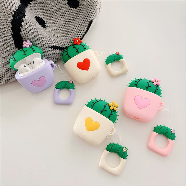 fashion cute cactus protective case for airpods pro3 bluetooth headset anti-fall cover for airpods pattern storage case 4 colors wholesale
fashion cute cactus protective case for airpods pro3 bluetooth headset anti-fall cover for airpods pattern storage case 4 colors wholesale