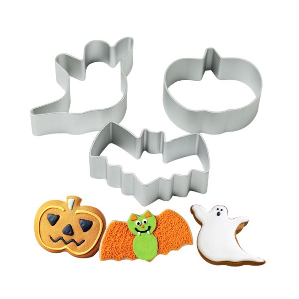 baking & pastry tools 3pcs/set halloween series pumpkin ghost bat shape metal cookies cutter aluminum alloy material
baking & pastry tools 3pcs/set halloween series pumpkin ghost bat shape metal cookies cutter aluminum alloy material