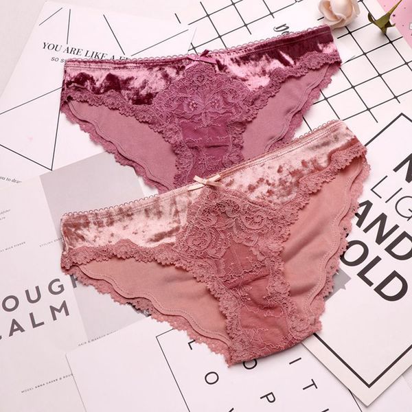 sp&city european fashion velvet lace underwear women hollow out ruffle low waist panties crotch cotton briefs lingerie, Black;pink
sp&city european fashion velvet lace underwear women hollow out ruffle low waist panties crotch cotton briefs lingerie, Black;pink