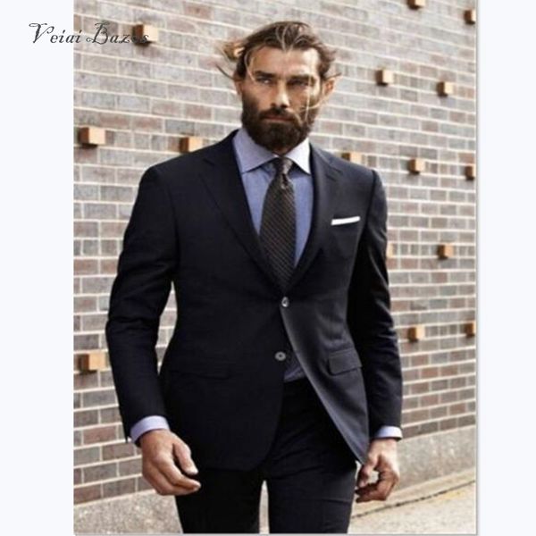 custom mens suits notch lapel black formal cool two buttons blazer lateat designs slim fit tuxedos (jacket+pant) men suit, White;black
custom mens suits notch lapel black formal cool two buttons blazer lateat designs slim fit tuxedos (jacket+pant) men suit, White;black