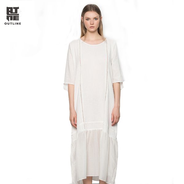 outline women white cotton linen dresses vintage plus size hollow out patchwork o-neck long casual summer lady vestidos l172y053, Black;gray
outline women white cotton linen dresses vintage plus size hollow out patchwork o-neck long casual summer lady vestidos l172y053, Black;gray