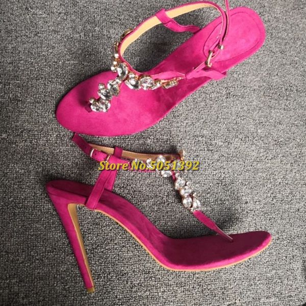 crystal stiletto heel sandals rosy red cut out t-bar ankle buckle high heel woman summer shoes rhinestone embellished, Black
crystal stiletto heel sandals rosy red cut out t-bar ankle buckle high heel woman summer shoes rhinestone embellished, Black