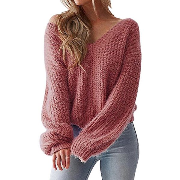 heflashor 2018 popular autumn women v neck sweater backless long sleeve knitting sweaters casual pullover jumpers femme, White;black
heflashor 2018 popular autumn women v neck sweater backless long sleeve knitting sweaters casual pullover jumpers femme, White;black