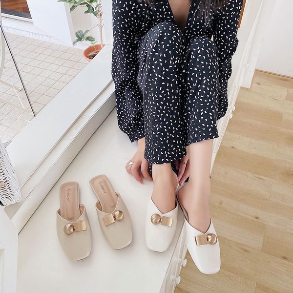 square toe slippers casual low female shoes slides shallow rivet loafers mules for women 2020 luxury soft new flat cover fabric, Black
square toe slippers casual low female shoes slides shallow rivet loafers mules for women 2020 luxury soft new flat cover fabric, Black