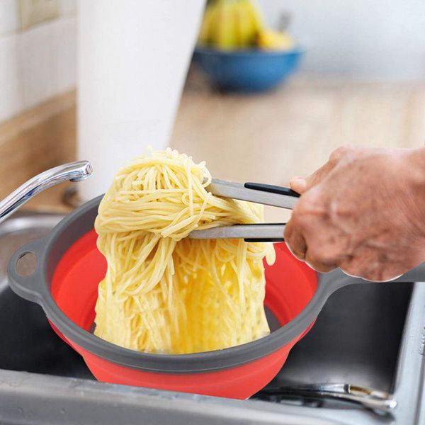 folding silicone colander drain basket with handle vegetable fruit washing strainer drainer kitchen accessories sifter tools
folding silicone colander drain basket with handle vegetable fruit washing strainer drainer kitchen accessories sifter tools