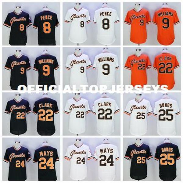 mens 8 hunter pence 9 matt williams 24 willie mays 25 barry bonds jerseys color black white red size:m-xxxl, Black;blue
mens 8 hunter pence 9 matt williams 24 willie mays 25 barry bonds jerseys color black white red size:m-xxxl, Black;blue