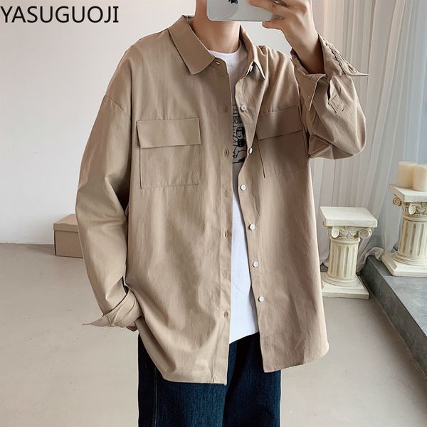 yasuguoji men's shirts spring 2020 long sleeve cotton cargo shirts casual dress men army tactical, White;black
yasuguoji men's shirts spring 2020 long sleeve cotton cargo shirts casual dress men army tactical, White;black