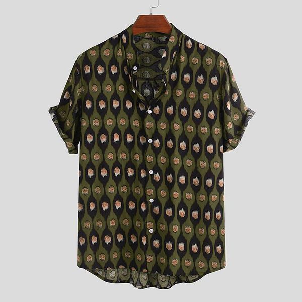 2020 fashion men hawaiian shirt printing short sleeve breathable streetwear blouse summer button casual beach men's shirts, White;black
2020 fashion men hawaiian shirt printing short sleeve breathable streetwear blouse summer button casual beach men's shirts, White;black