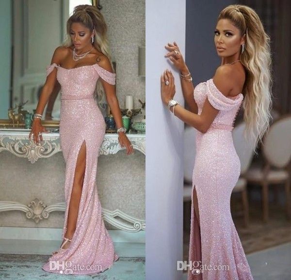 sparkly sheath 2019 evening dresses sequined high split prom dresses beaded high split bridesmaid formal party gowns, Black;red
sparkly sheath 2019 evening dresses sequined high split prom dresses beaded high split bridesmaid formal party gowns, Black;red