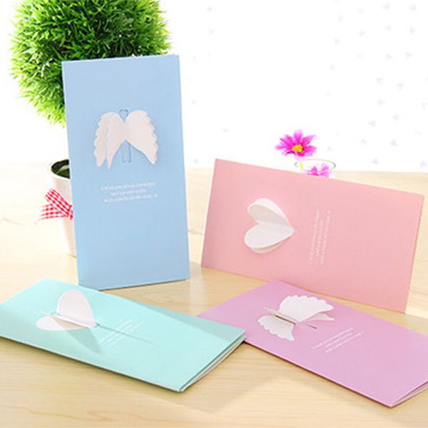 40 piece/lot) 3d heart angel wings paper greeting card birthday invitations back to school stationary gift with envelope pc01
40 piece/lot) 3d heart angel wings paper greeting card birthday invitations back to school stationary gift with envelope pc01