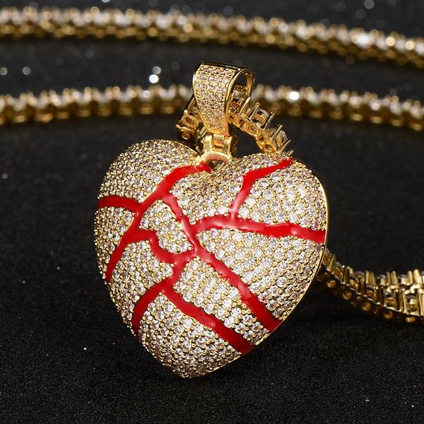 hip hop iced out cracked heart pendant necklace gold silver plated icy jewelry for men women
hip hop iced out cracked heart pendant necklace gold silver plated icy jewelry for men women