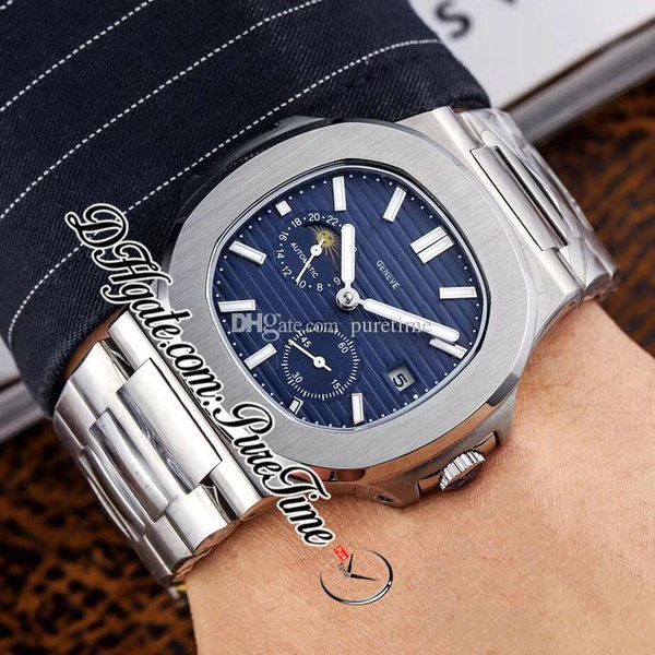 nautilus moon phase automatic mens watch steel case blue texture dial stick markers stainless steel bracelet watches puretime e91c3, Slivery;brown
nautilus moon phase automatic mens watch steel case blue texture dial stick markers stainless steel bracelet watches puretime e91c3, Slivery;brown