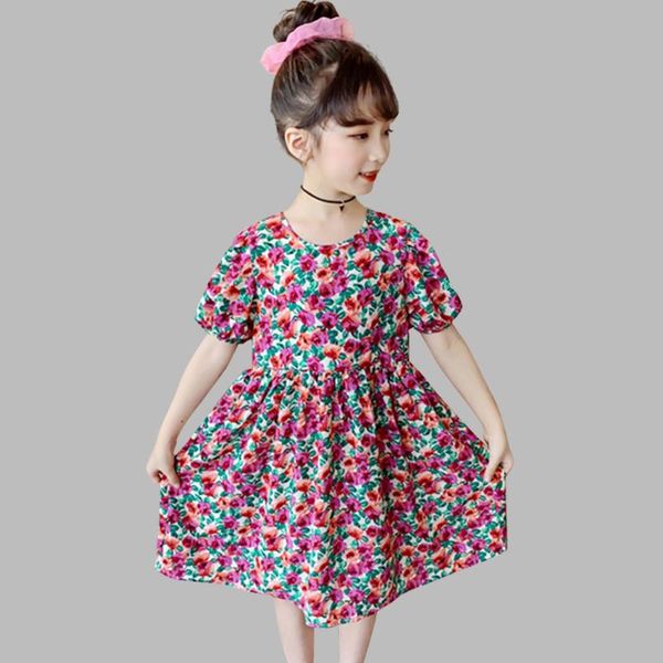 summer dress girl floral pattern girl child dress o neck party for children casual costume for girls 6 8 10 12 14, Red;yellow
summer dress girl floral pattern girl child dress o neck party for children casual costume for girls 6 8 10 12 14, Red;yellow