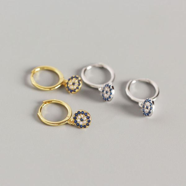 1pair 12mm*20mm 100% authentic 925 sterling silver golds white blue zirconia hoop huggie earrings fine jewelry tle611, Golden;silver
1pair 12mm*20mm 100% authentic 925 sterling silver golds white blue zirconia hoop huggie earrings fine jewelry tle611, Golden;silver