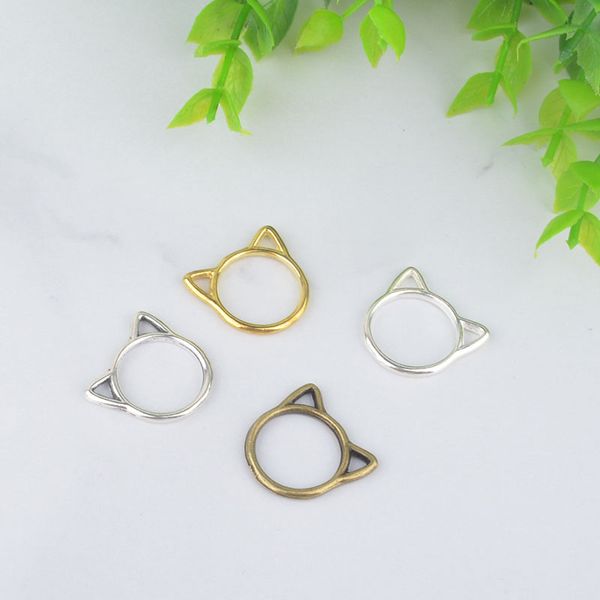 15pcs 19.5x17mm zinc alloy cat rings charms pendants diy jewelry findings accessories wholesale, Bronze;silver
15pcs 19.5x17mm zinc alloy cat rings charms pendants diy jewelry findings accessories wholesale, Bronze;silver