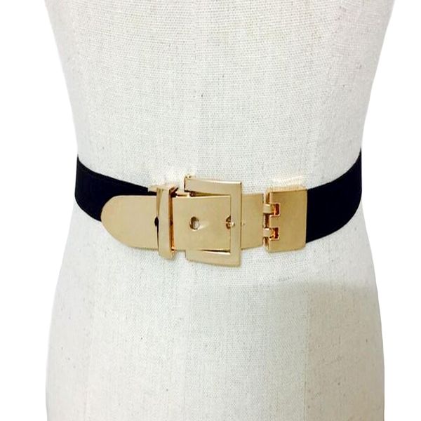 new vintage metal gold clasp women belt buckle casual wide elastic girdle elastic waistband belt cinturones mujer, Black;brown
new vintage metal gold clasp women belt buckle casual wide elastic girdle elastic waistband belt cinturones mujer, Black;brown