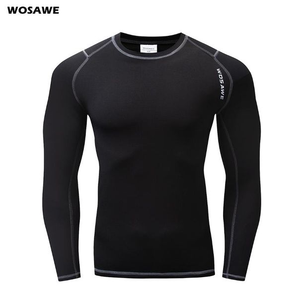 wosawe running t-shirt fleece thermal underwear winter long johns fitness gym shirts for jogging cycling sports base layer, Black;blue
wosawe running t-shirt fleece thermal underwear winter long johns fitness gym shirts for jogging cycling sports base layer, Black;blue