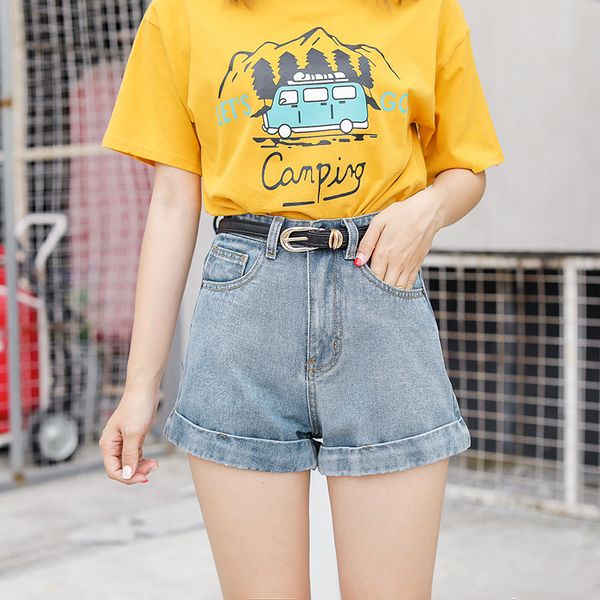 high waist denim shorts women's spring/summer 2020 new net red korean version of loose thin wide leg a pants tide, Blue
high waist denim shorts women's spring/summer 2020 new net red korean version of loose thin wide leg a pants tide, Blue