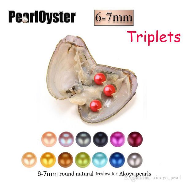 round oyster pearl 2020 new 6-7mm 27mix color freshwater natural triplets pearl gift diy loose decorations vacuum packaging ing, White
round oyster pearl 2020 new 6-7mm 27mix color freshwater natural triplets pearl gift diy loose decorations vacuum packaging ing, White
