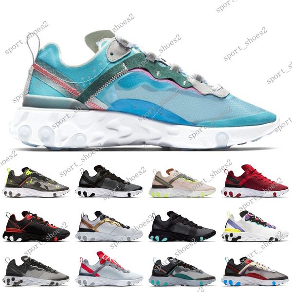 2020 react element 87 55 running shoes for men women light bone triple black bred hyper pink mens trainers sports sneakers #062910
2020 react element 87 55 running shoes for men women light bone triple black bred hyper pink mens trainers sports sneakers #062910