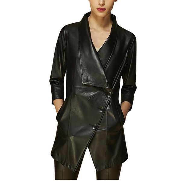 lady casual fashion solid color button leather jacket women long sleeve rivet long biker jacket coat blouse chaqueta cuero mujer, Tan;black
lady casual fashion solid color button leather jacket women long sleeve rivet long biker jacket coat blouse chaqueta cuero mujer, Tan;black