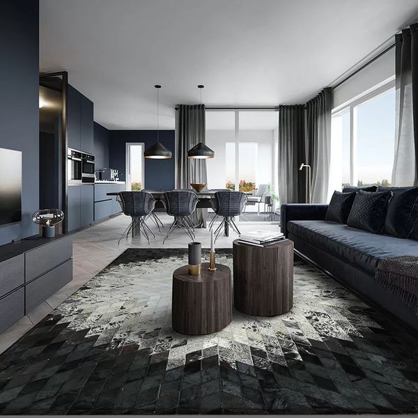 luxury cowhide fur patchwork rug real cowskin carpet black and white mixed living room bedroom decorative ground mat
luxury cowhide fur patchwork rug real cowskin carpet black and white mixed living room bedroom decorative ground mat