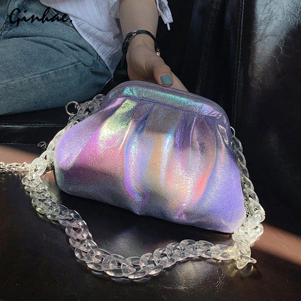 2020 spring acrylic chain design pu leather crossbody bags for women laser cloud bags ins chic handbag new day clutch bag bolsa
2020 spring acrylic chain design pu leather crossbody bags for women laser cloud bags ins chic handbag new day clutch bag bolsa