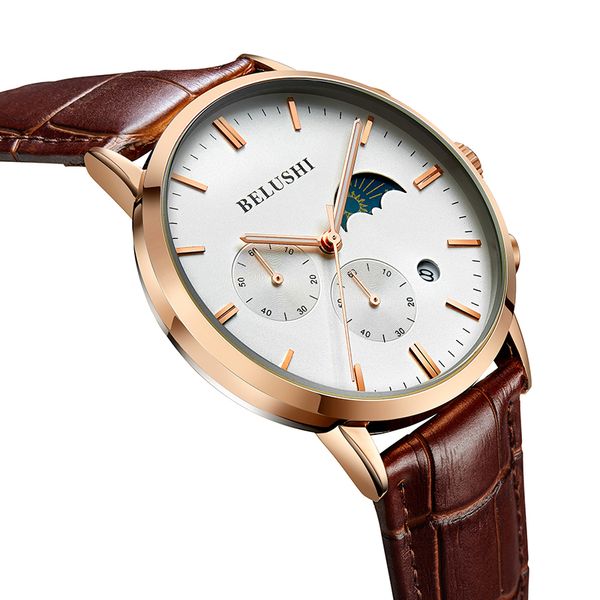 rose gold leather men watch men luxury quartz watch 3atm waterproof quartz wrist original rattrapante 's watches 2019, Slivery;brown
rose gold leather men watch men luxury quartz watch 3atm waterproof quartz wrist original rattrapante 's watches 2019, Slivery;brown