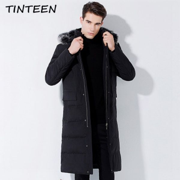 tinteen men 90% white duck down cotton winter warm long men's jacket parkas with natual fur collar thicken jackets gc629, Black
tinteen men 90% white duck down cotton winter warm long men's jacket parkas with natual fur collar thicken jackets gc629, Black