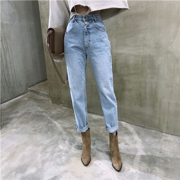genayooa casual korean women's jeans streetwear ladies jeans denim high waist cotton vintage pencil pants mom, Blue
genayooa casual korean women's jeans streetwear ladies jeans denim high waist cotton vintage pencil pants mom, Blue