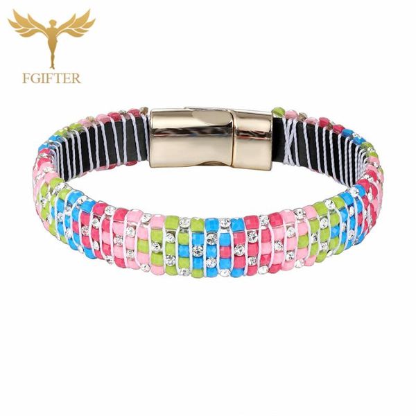 fgifter amazing ladies' bracelets colorful resin magnetic women gold color clasps bangle armbandjes dames, White
fgifter amazing ladies' bracelets colorful resin magnetic women gold color clasps bangle armbandjes dames, White
