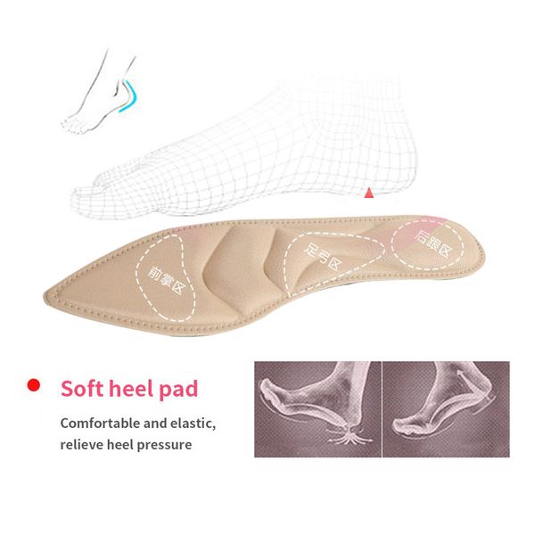 foot care soft massage high heels shoes pad 4d sponge pain relief insert shoe insoles cushions size (35-39, White;pink
foot care soft massage high heels shoes pad 4d sponge pain relief insert shoe insoles cushions size (35-39, White;pink